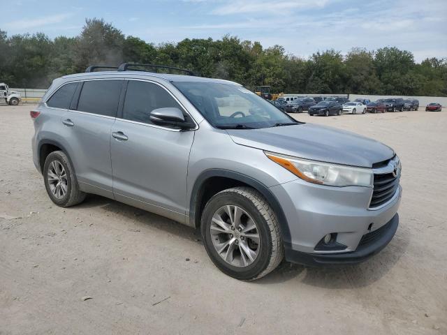 5TDKKRFH4FS116098 - 2015 TOYOTA HIGHLANDER XLE Արծաթագույն լուսանկար 4