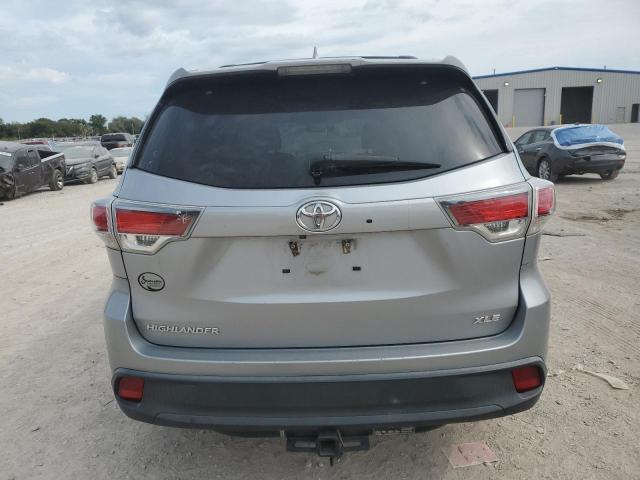 5TDKKRFH4FS116098 - 2015 TOYOTA HIGHLANDER XLE Արծաթագույն լուսանկար 6
