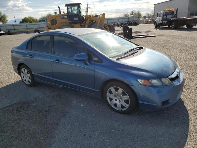 2HGFA1F57AH581236 - 2010 HONDA CIVIC LX BLUE photo 4