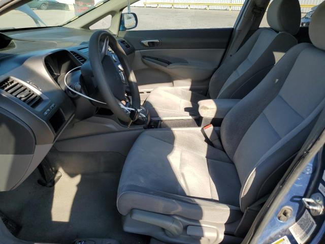 2HGFA1F57AH581236 - 2010 HONDA CIVIC LX BLUE photo 7