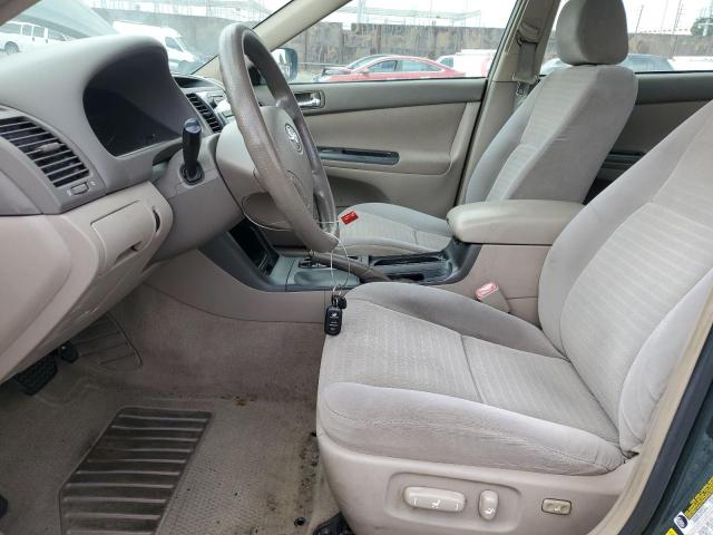 4T1BE30K25U061357 - 2005 TOYOTA CAMRY LE მწვანე ფოტო 7