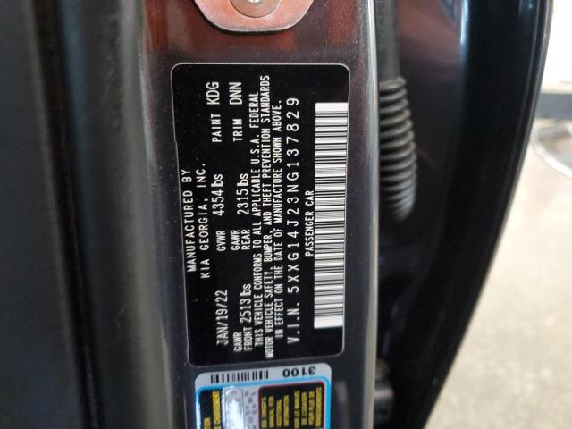 5XXG14J23NG137829 - 2022 KIA K5 LXS GRAY photo 13