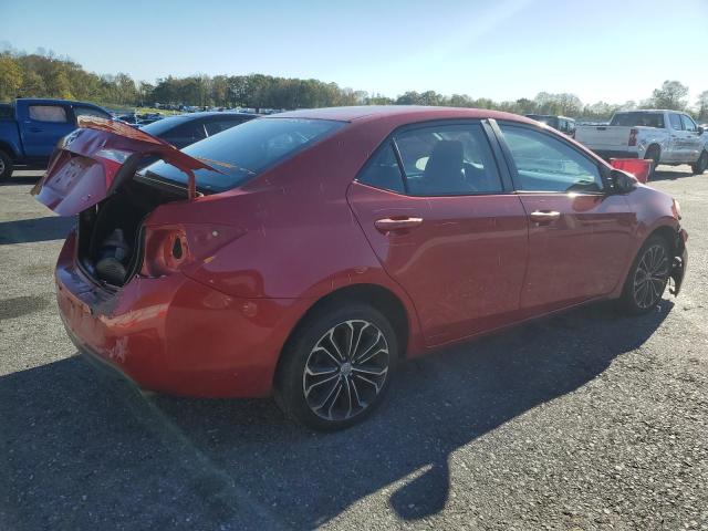 2T1BURHE8EC140974 - 2014 TOYOTA COROLLA L RED photo 3