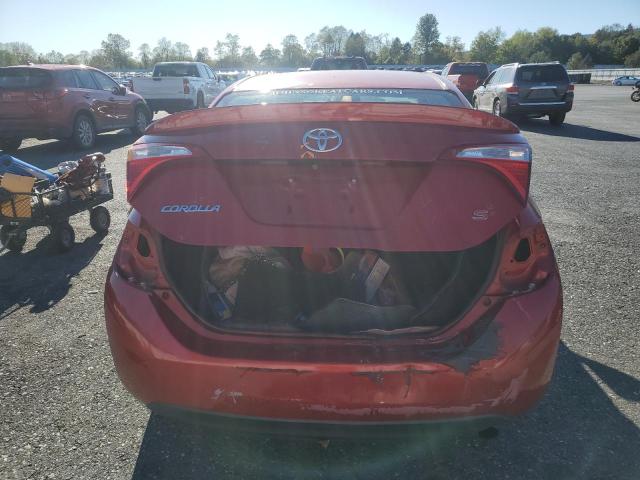 2T1BURHE8EC140974 - 2014 TOYOTA COROLLA L RED photo 6