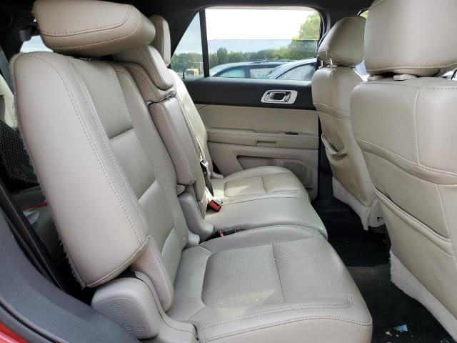 1FM5K8F85FGB55358 - 2015 FORD EXPLORER LIMITED RED photo 10