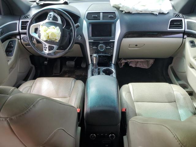 1FM5K8F85FGB55358 - 2015 FORD EXPLORER LIMITED RED photo 8