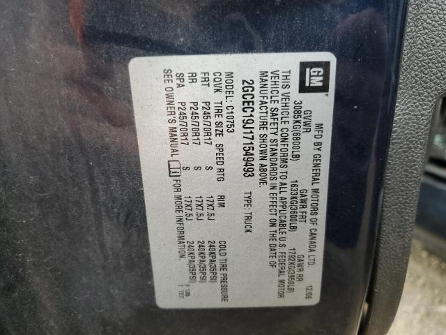 2GCEC19J171549493 - 2007 CHEVROLET SILVERADO C1500 蓝色 照片 12