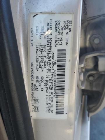 JT3GN86R9W0063065 - 1998 TOYOTA 4RUNNER SR5 WHITE photo 12