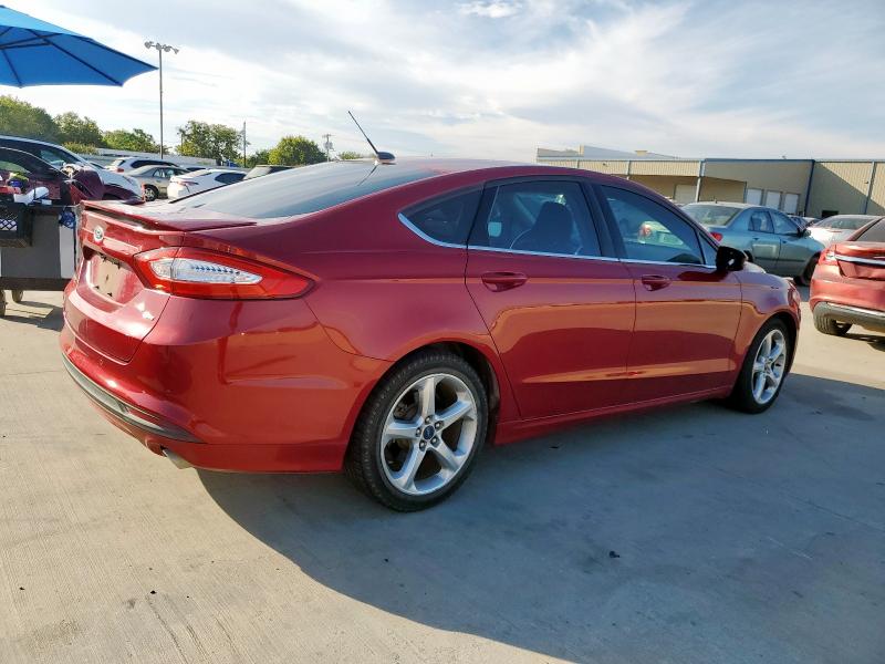 3FA6P0H77GR192668 - 2016 FORD FUSION SE RED photo 3