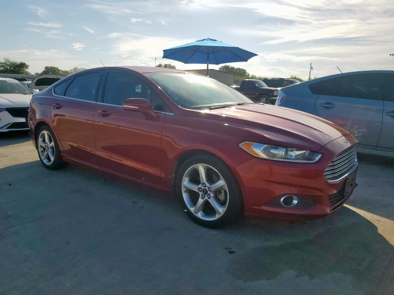 3FA6P0H77GR192668 - 2016 FORD FUSION SE RED photo 4