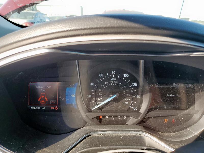 3FA6P0H77GR192668 - 2016 FORD FUSION SE RED photo 9