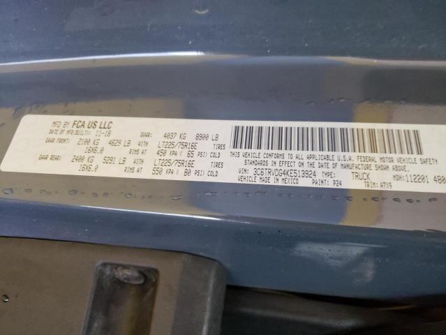 3C6TRVDG4KE513924 - 2019 RAM PROMASTER 2500 HIGH 灰色 照片 12