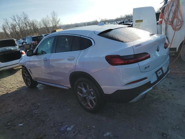 5UX2V1C08M9F44695 - 2021 BMW X4 XDRIVE30I WHITE photo 2