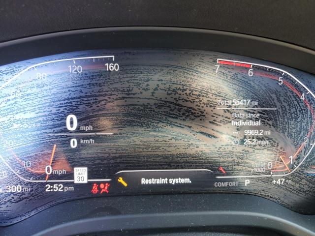 5UX2V1C08M9F44695 - 2021 BMW X4 XDRIVE30I WHITE photo 9