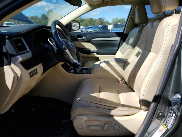 5TDJKRFH8FS126760 - 2015 TOYOTA HIGHLANDER XLE GREEN photo 7