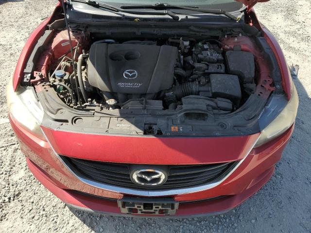 JM1GL1V5XH1139302 - 2017 MAZDA 6 TOURING წითელი ფოტო 11