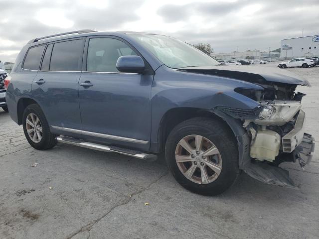 5TDZA3EH1CS021526 - 2012 TOYOTA HIGHLANDER BASE Синий фото 4