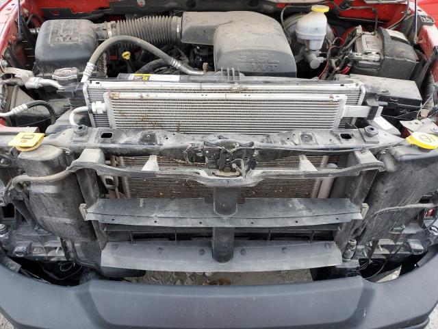 1C6RR7GG0PS556260 - 2023 RAM 1500 CLASS SLT წითელი ფოტო 11