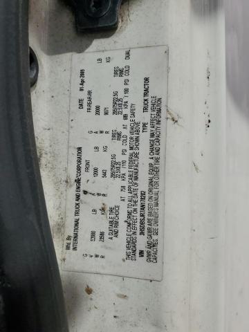 3HSDBSJR7AN178282 - 2010 INTERNATIONAL PROSTAR Ақ фото 10