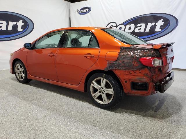 2T1BU4EE0DC099150 - 2013 TOYOTA COROLLA BASE برتقالي صورة 2