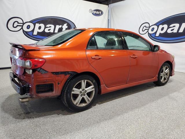 2T1BU4EE0DC099150 - 2013 TOYOTA COROLLA BASE برتقالي صورة 3