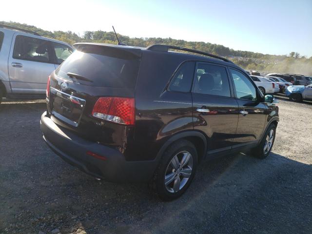 5XYKU3A69CG207454 - 2012 KIA SORENTO EX BROWN photo 3