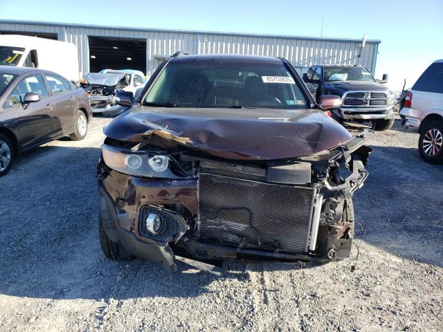 5XYKU3A69CG207454 - 2012 KIA SORENTO EX BROWN photo 5