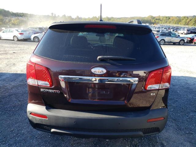 5XYKU3A69CG207454 - 2012 KIA SORENTO EX BROWN photo 6
