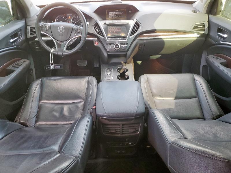 5J8YD4H59HL004459 - 2017 ACURA MDX TECHNOLOGY Մոխրագույն լուսանկար 8
