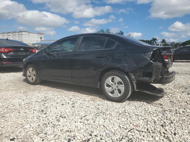 19XFB2F56DE052264 - 2013 HONDA CIVIC LX BLACK photo 2