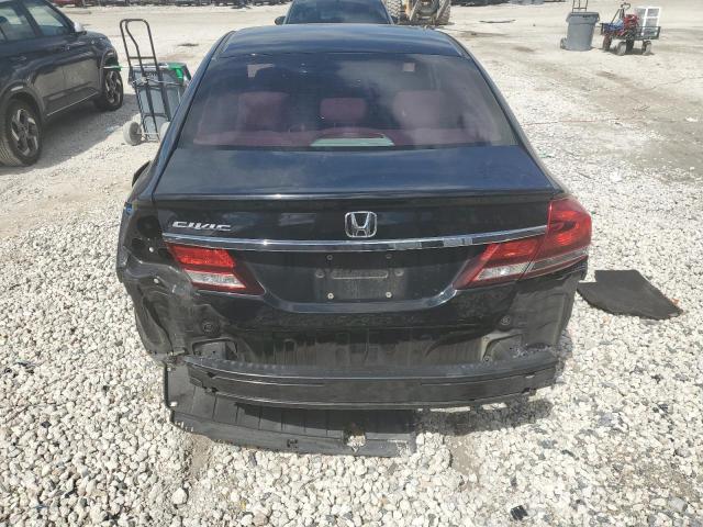 19XFB2F56DE052264 - 2013 HONDA CIVIC LX BLACK photo 6