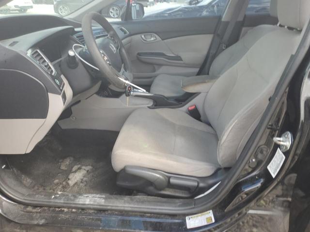 19XFB2F56DE052264 - 2013 HONDA CIVIC LX BLACK photo 7