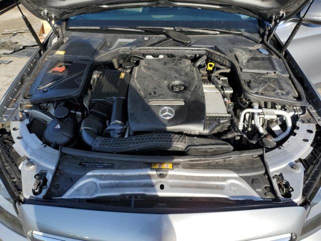 55SWF4KBXFU059869 - 2015 MERCEDES-BENZ C 300 4MATIC SILVER photo 11