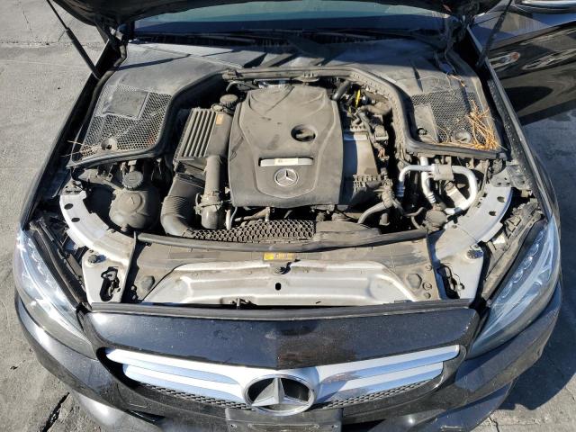 55SWF4KB2HU187557 - 2017 MERCEDES-BENZ C 300 4MATIC BLACK photo 11