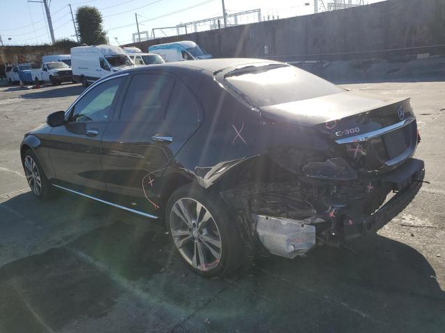 55SWF4KB2HU187557 - 2017 MERCEDES-BENZ C 300 4MATIC BLACK photo 2