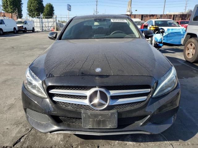 55SWF4KB2HU187557 - 2017 MERCEDES-BENZ C 300 4MATIC BLACK photo 5