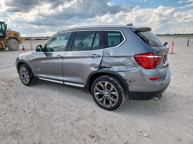 5UXWZ7C30H0V91097 - 2017 BMW X3 SDRIVE28I GRAY photo 2