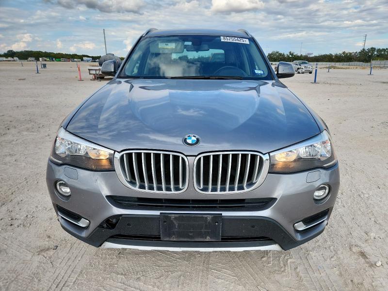 5UXWZ7C30H0V91097 - 2017 BMW X3 SDRIVE28I GRAY photo 5