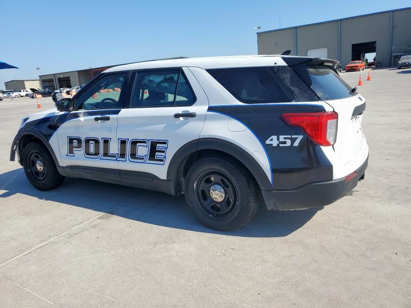 1FM5K8AC7PGC18991 - 2023 FORD EXPLORER POLICE INTERCEPTOR Bicolore photo 2