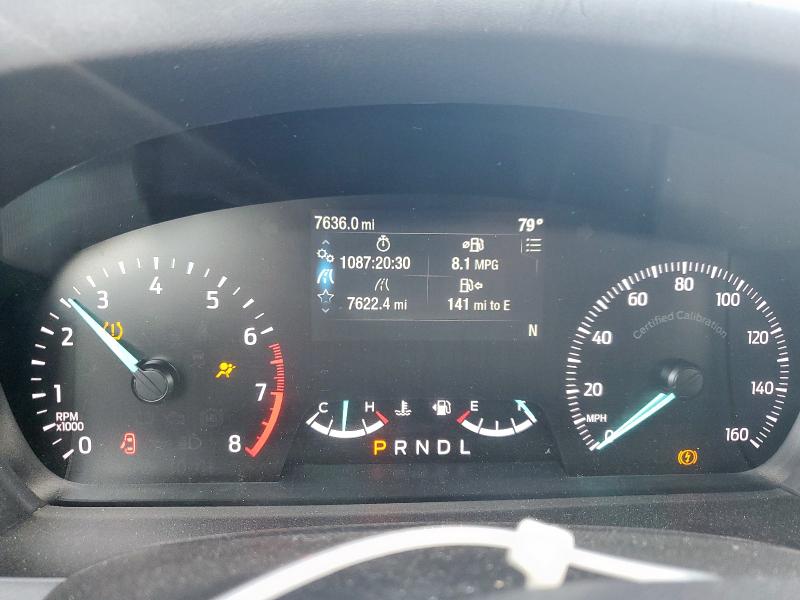 1FM5K8AC7PGC18991 - 2023 FORD EXPLORER POLICE INTERCEPTOR Bicolore photo 9