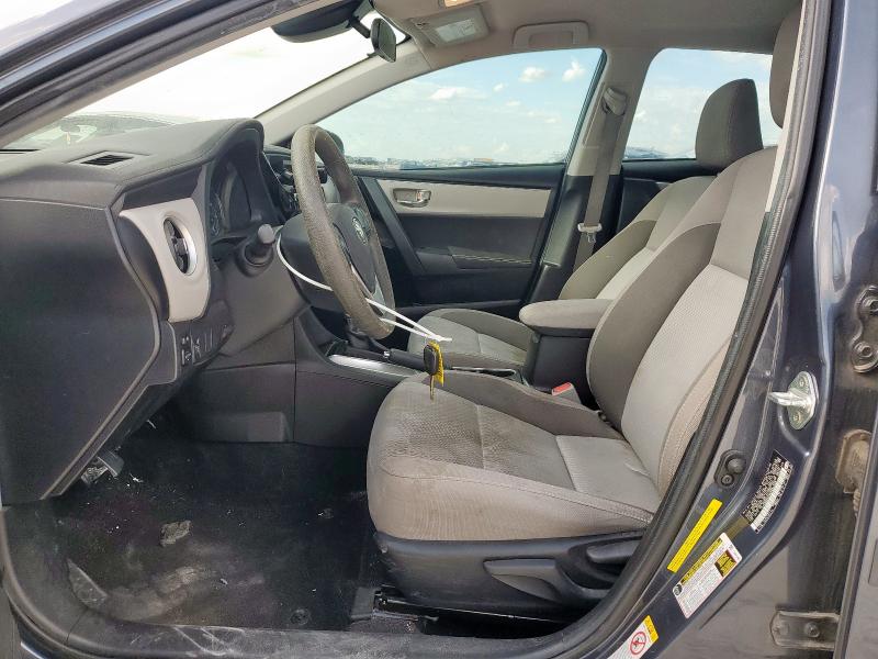 5YFBURHE9KP884529 - 2019 TOYOTA COROLLA L CHARCOAL photo 7