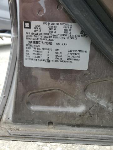 5GAKRBED7BJ216030 - 2011 BUICK ENCLAVE CXL BROWN photo 13