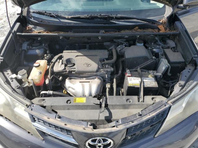 JTMWFREV4EJ020724 - 2014 TOYOTA RAV4 XLE GRAY photo 12