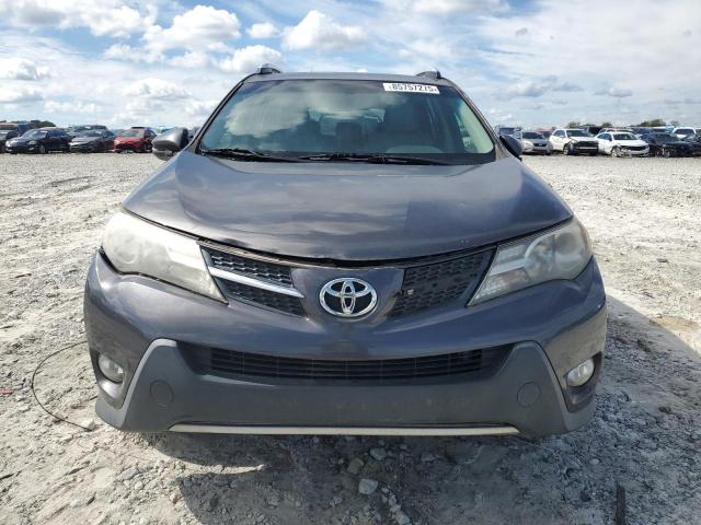 JTMWFREV4EJ020724 - 2014 TOYOTA RAV4 XLE GRAY photo 5