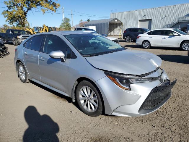 5YFBPMBE0MP157107 - 2021 TOYOTA COROLLA LE SILVER photo 4