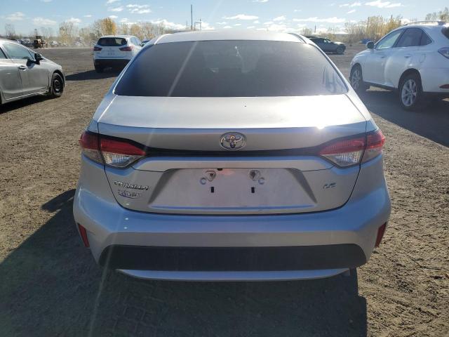 5YFBPMBE0MP157107 - 2021 TOYOTA COROLLA LE SILVER photo 6
