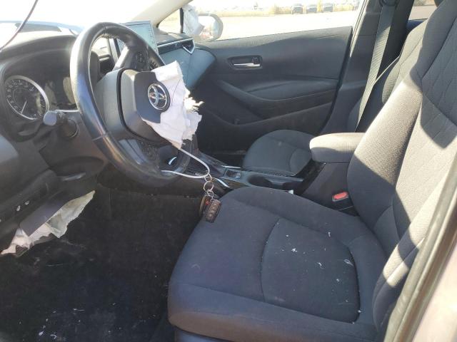 5YFBPMBE0MP157107 - 2021 TOYOTA COROLLA LE SILVER photo 7