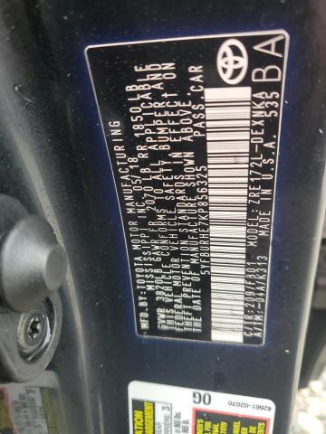 5YFBURHE7KP856325 - 2019 TOYOTA COROLLA L შავი ფოტო 12