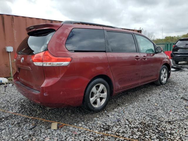5TDKK3DCXDS296723 - 2013 TOYOTA SIENNA LE 勃艮第红 照片 3