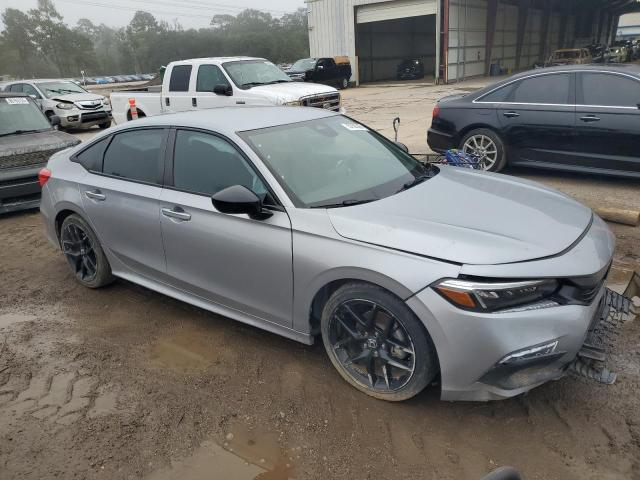 2HGFE2F51NH591681 - 2022 HONDA CIVIC SPORT SILVER photo 4